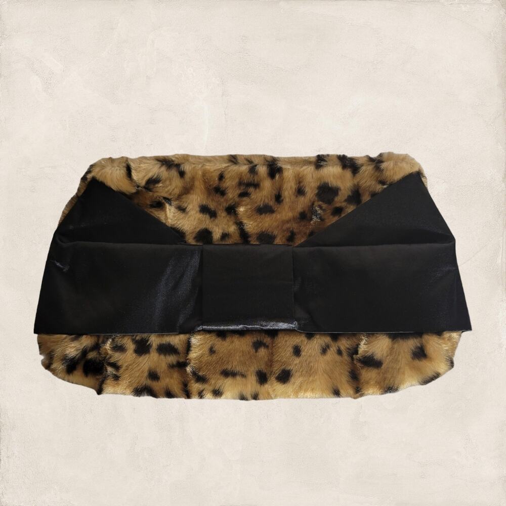 Vintage INC International Concepts Faux Fur Cheetah Clutch Bag